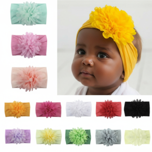Baby Chiffon Flower Headband – Cute Princess Hair Accessory